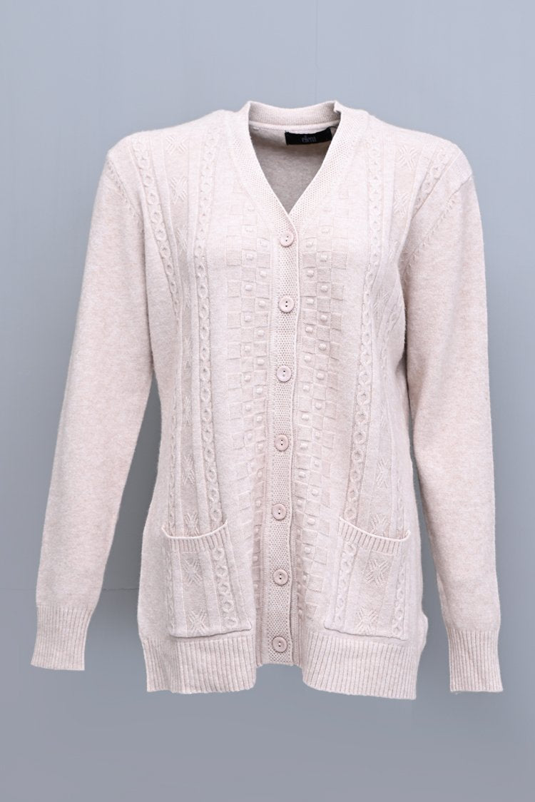 V-Neck Cardigan Sweater