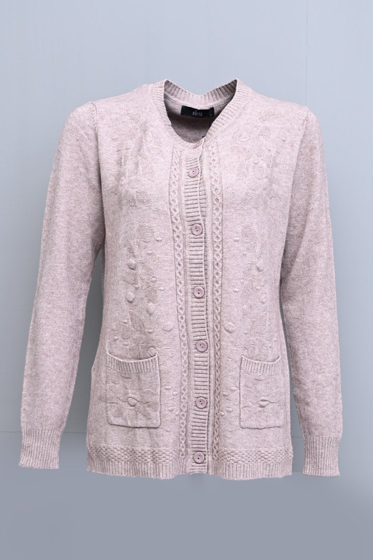 Round Neck Cardigan Sweater