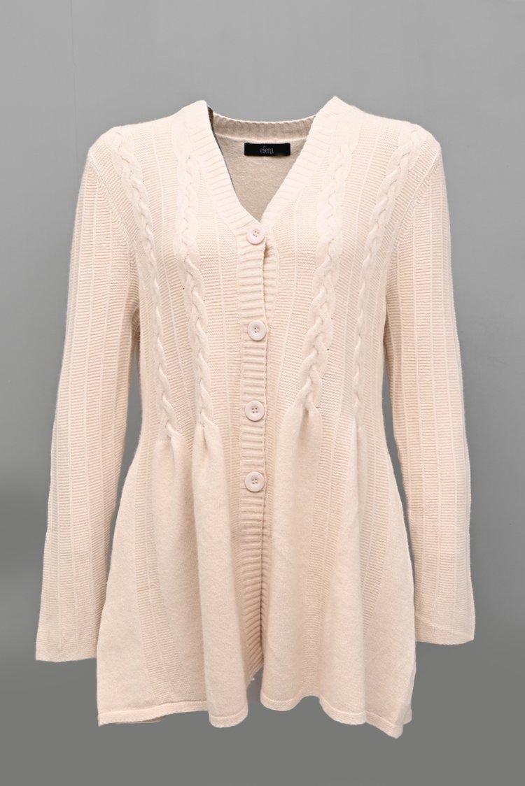 V-Neck Cardigan Sweater