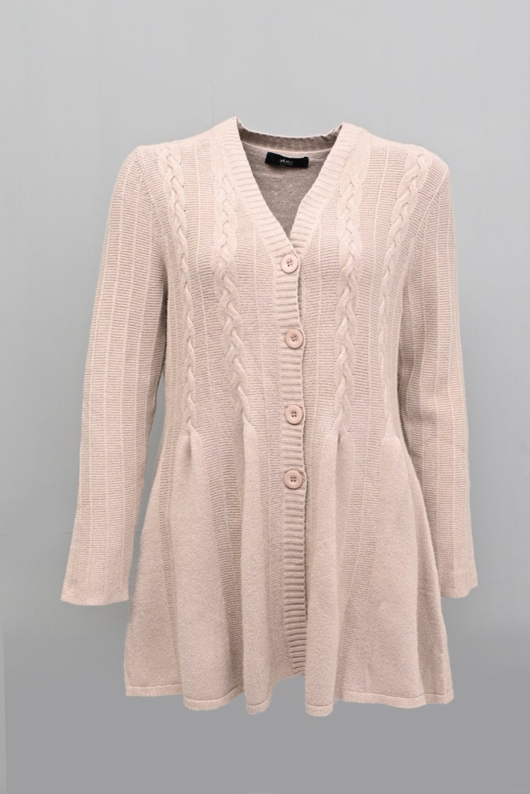 V-Neck Cardigan Sweater