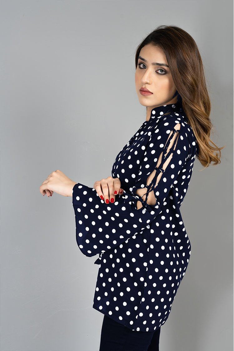 Big Polka Dots Printed Top