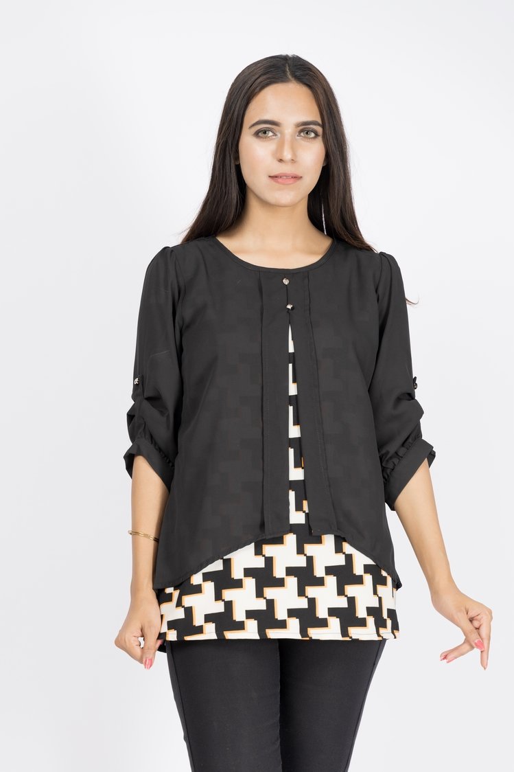 Printed Georgette Top