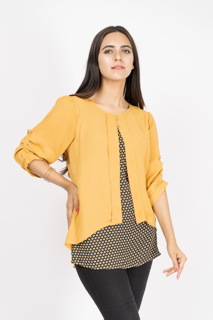 Printed Georgette Top