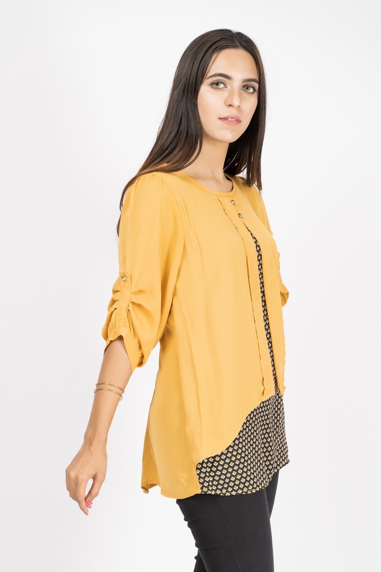 Printed Georgette Top