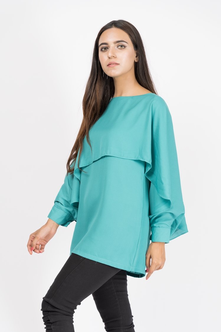 Solid Color Georgette Top