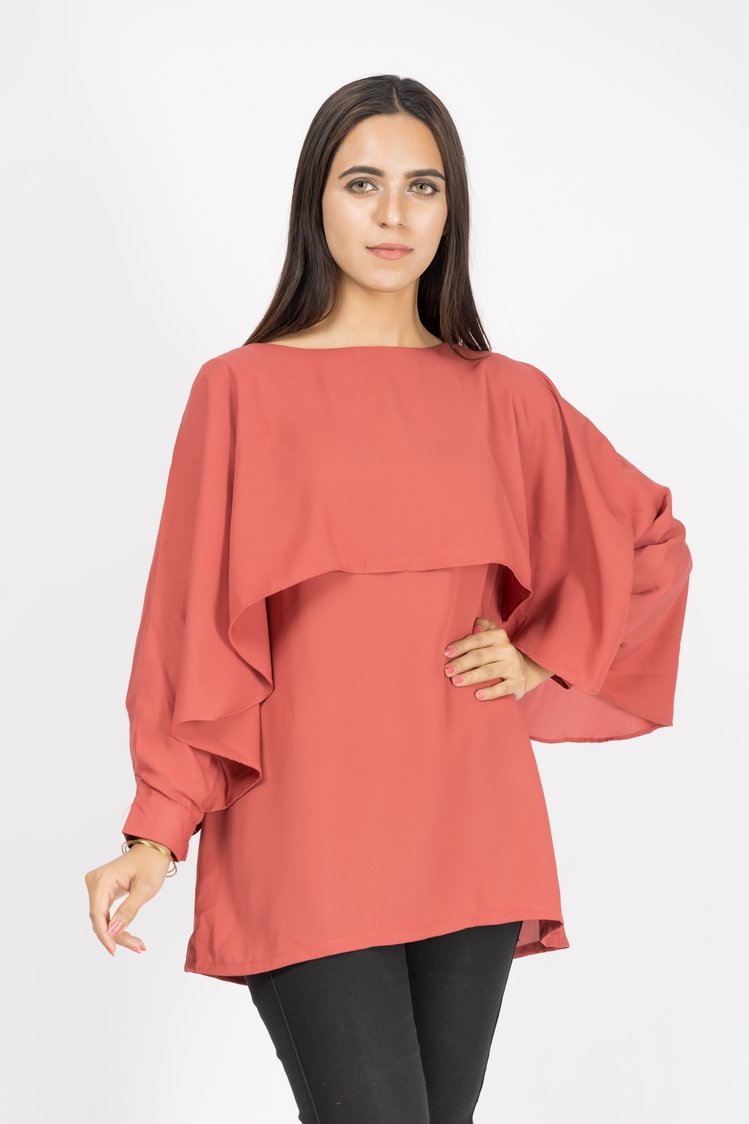 Solid Color Georgette Top