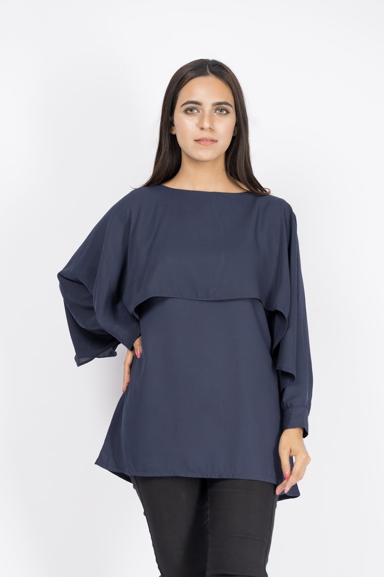 Solid Color Georgette Top