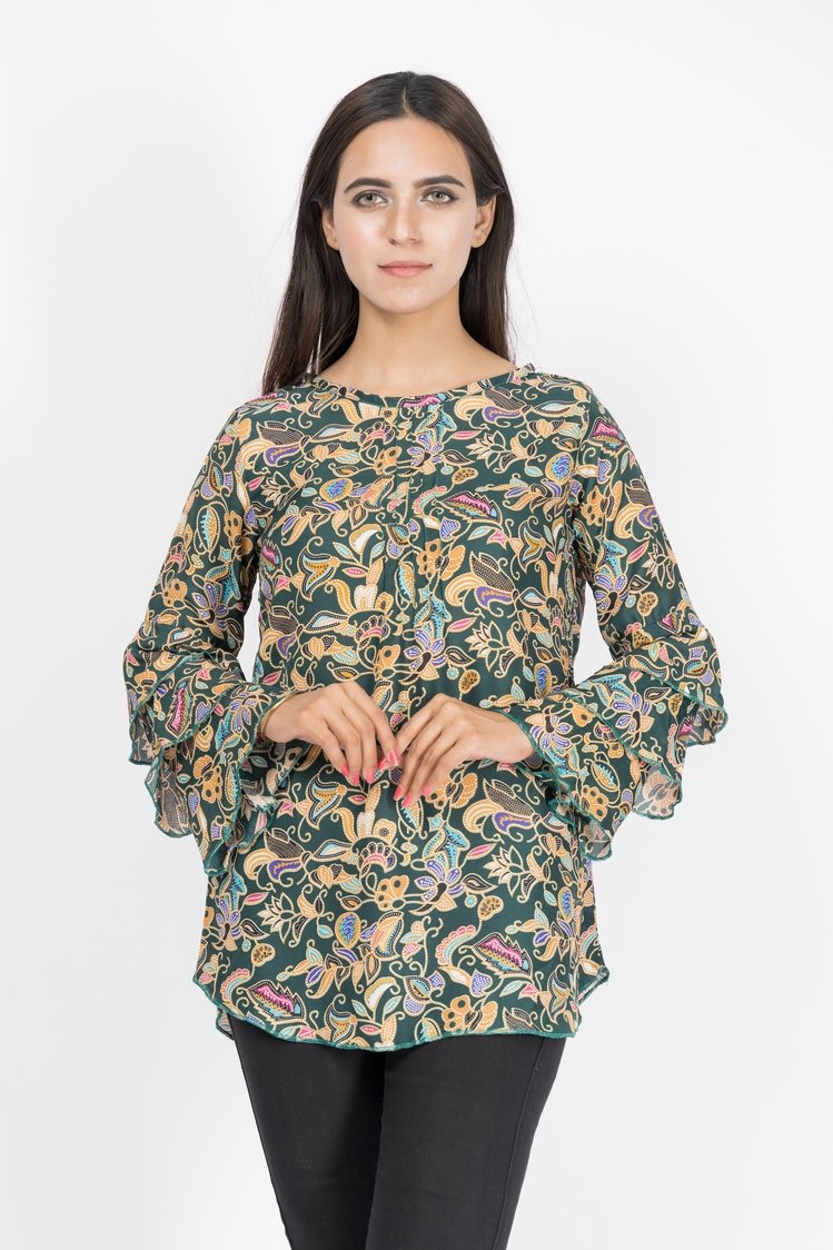 Printed Georgette Top