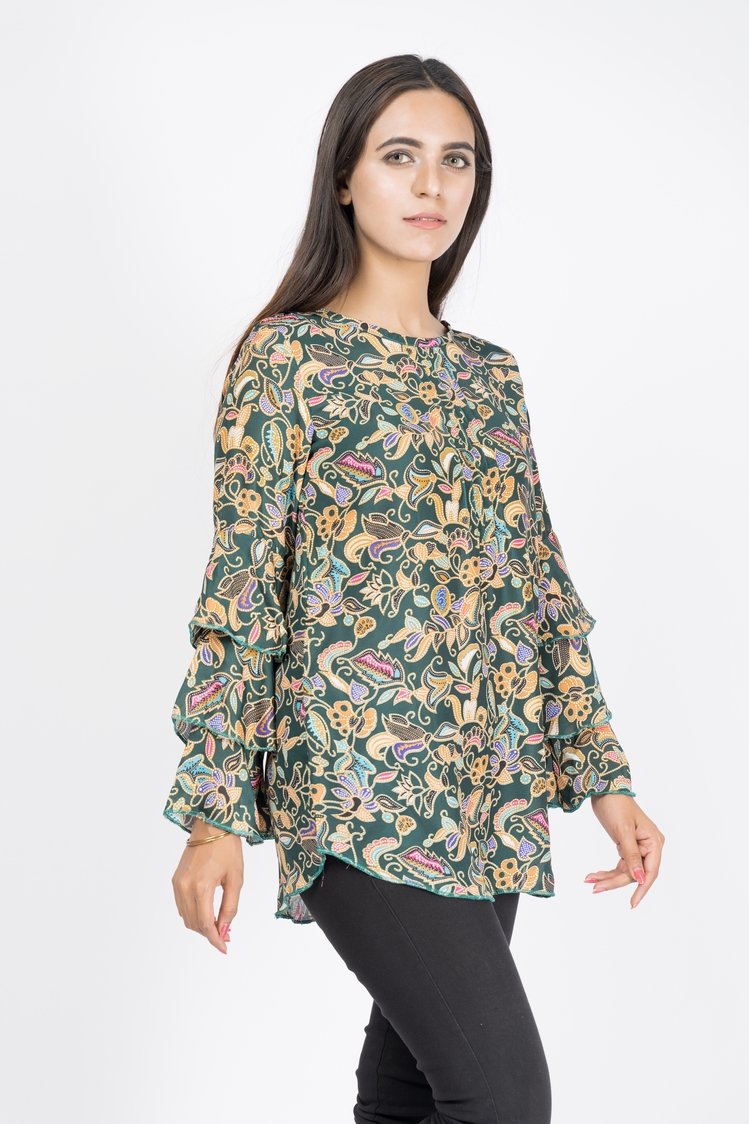 Printed Georgette Top