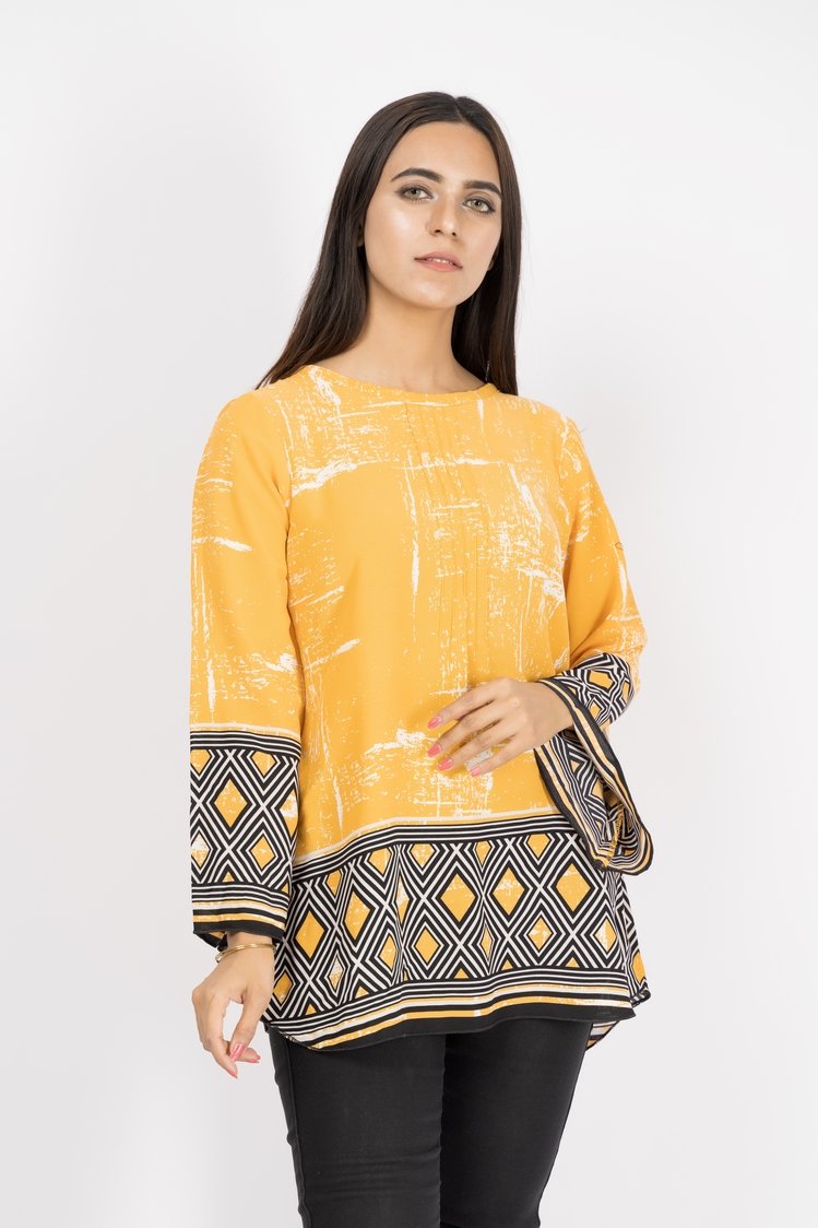 Printed Georgette Top