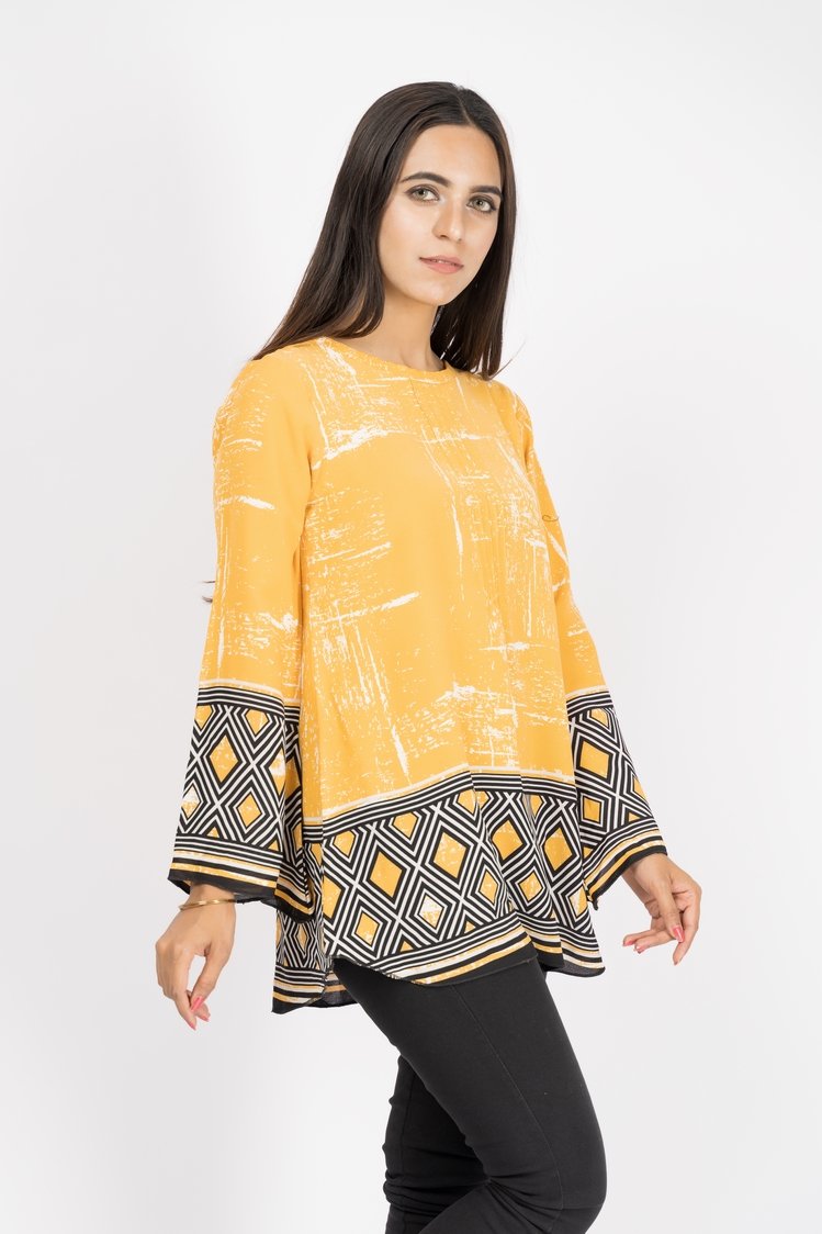 Printed Georgette Top