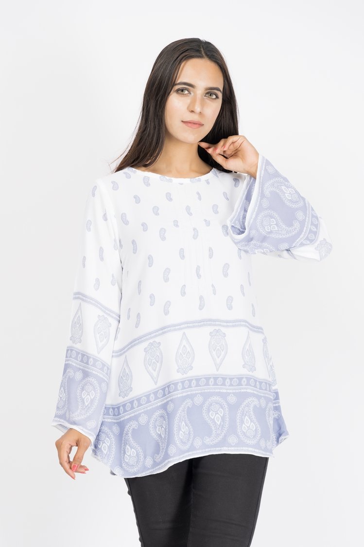 Printed Georgette Top