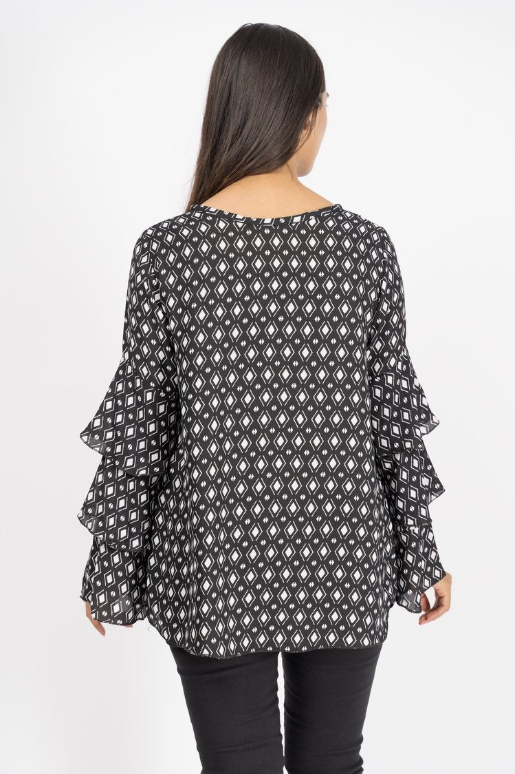 Printed Georgette Top