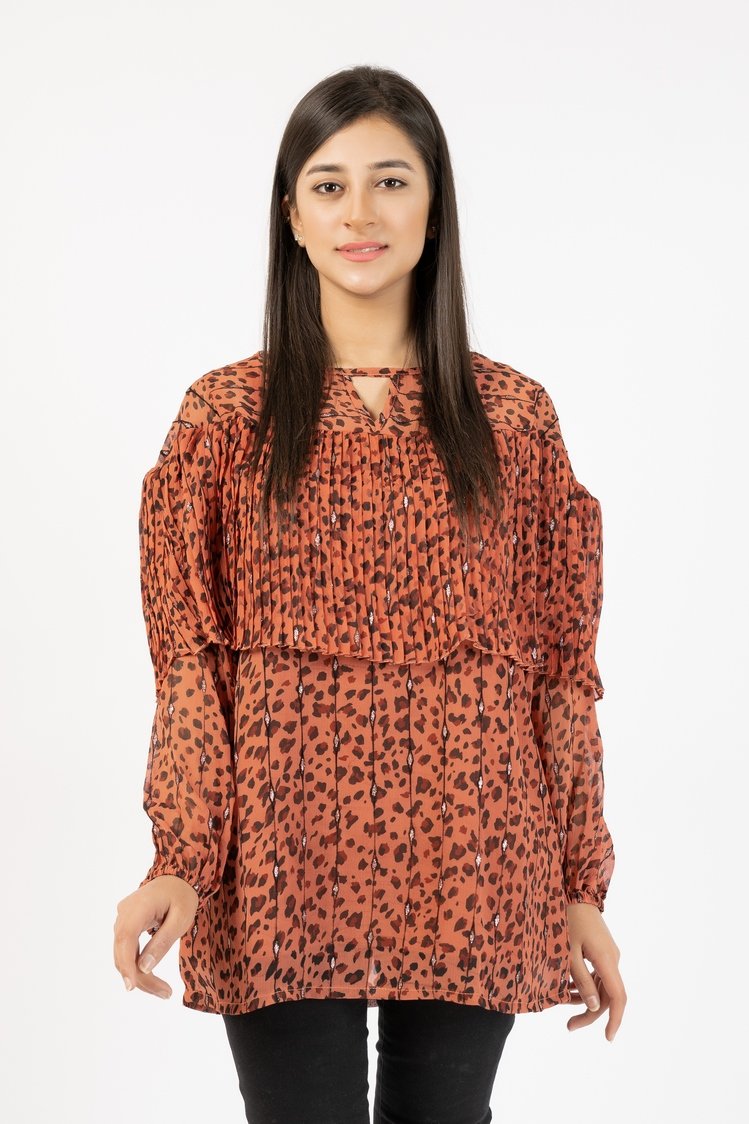 Printed Georgette Top