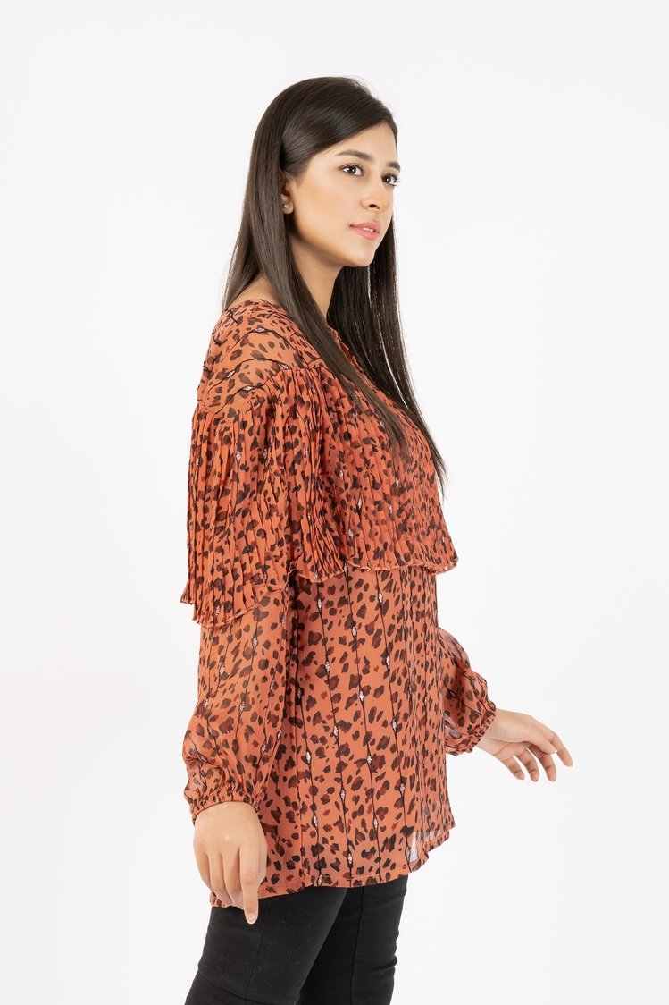 Printed Georgette Top