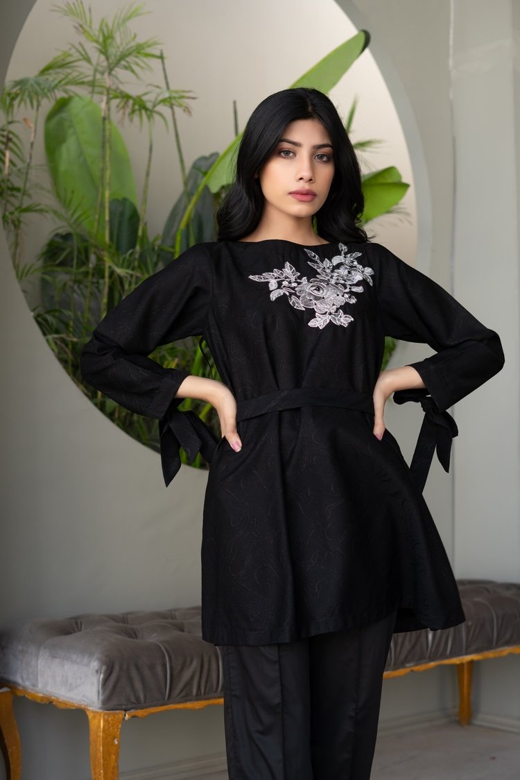 Embroidered Georgette Top