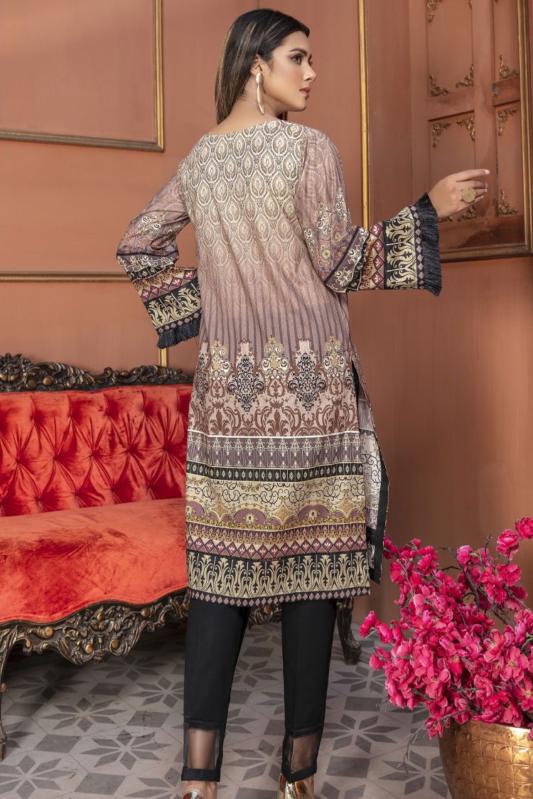 1-PC Stitched Lawn Kurti