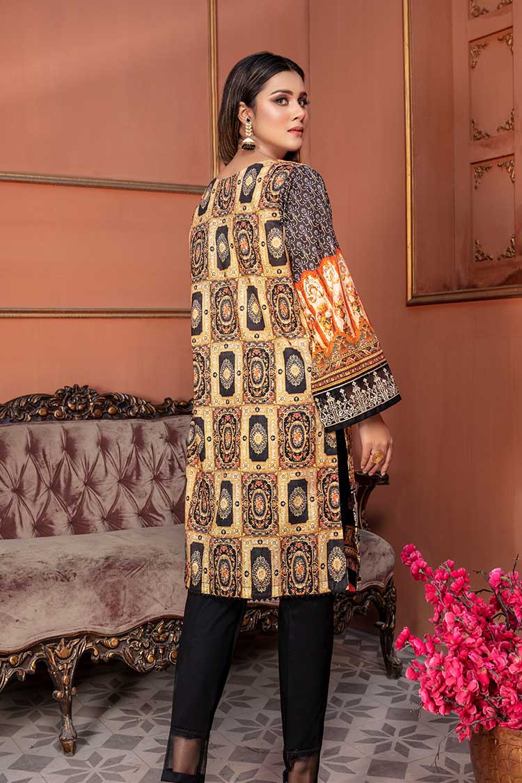 1-PC Stitched Lawn Kurti