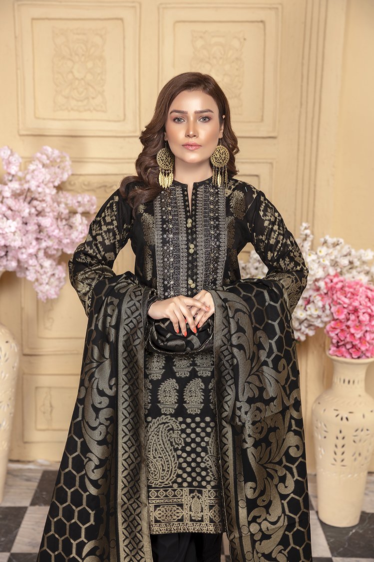 2-PC Stitched Jacquard Suit