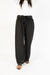 High Waist Wide-Legged Straight Georgette Trouser With Belt