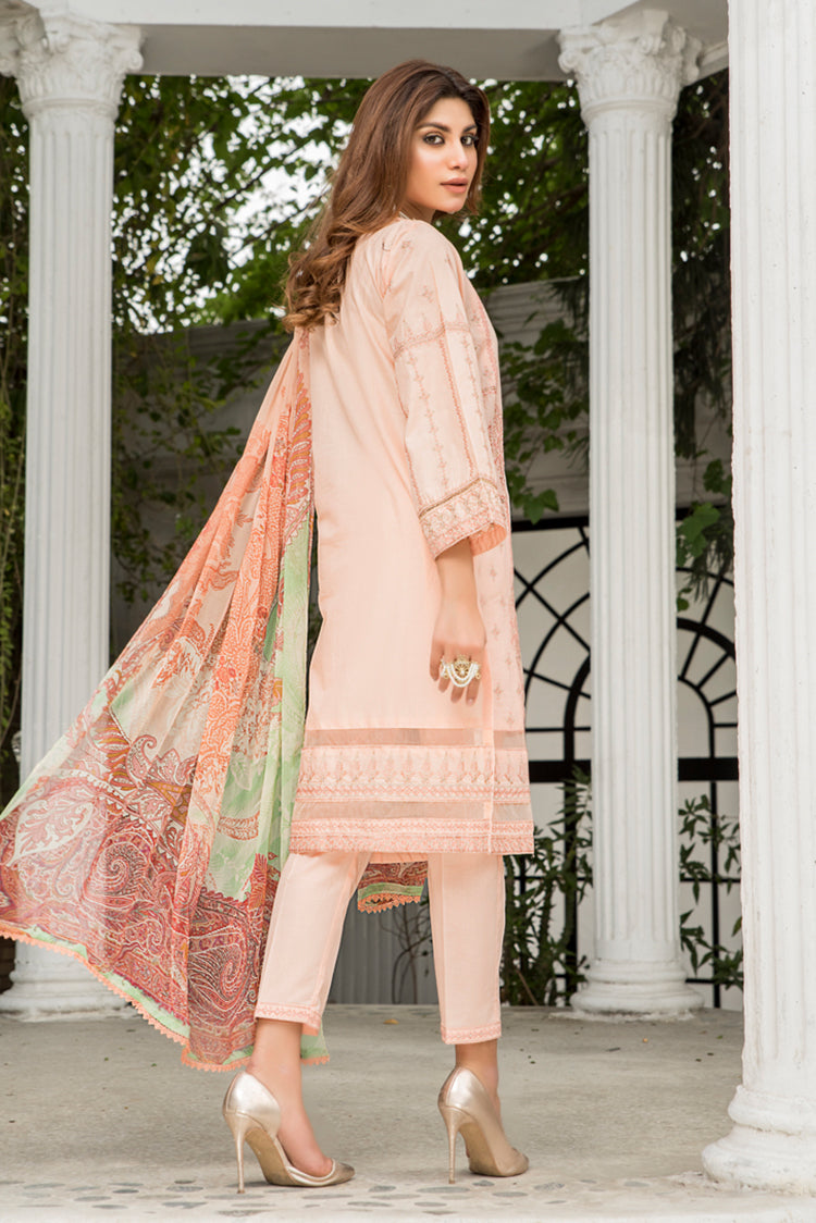 3-PC Stitched Lawn Suit