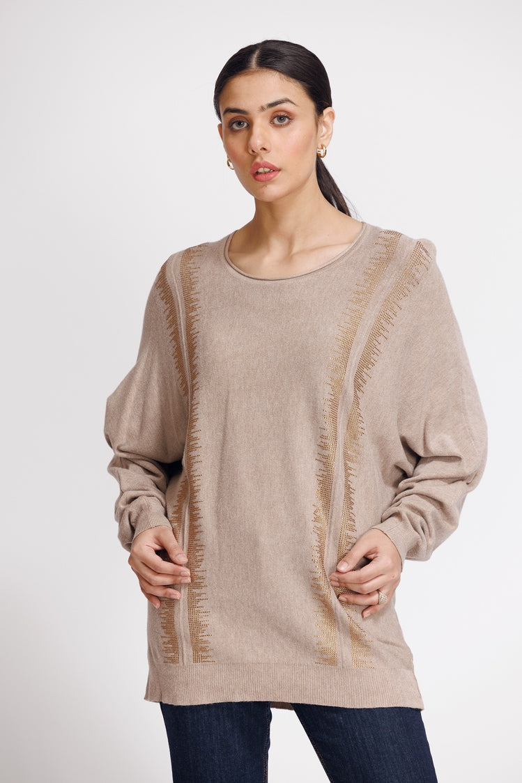 Round Neck Pullover Sweater