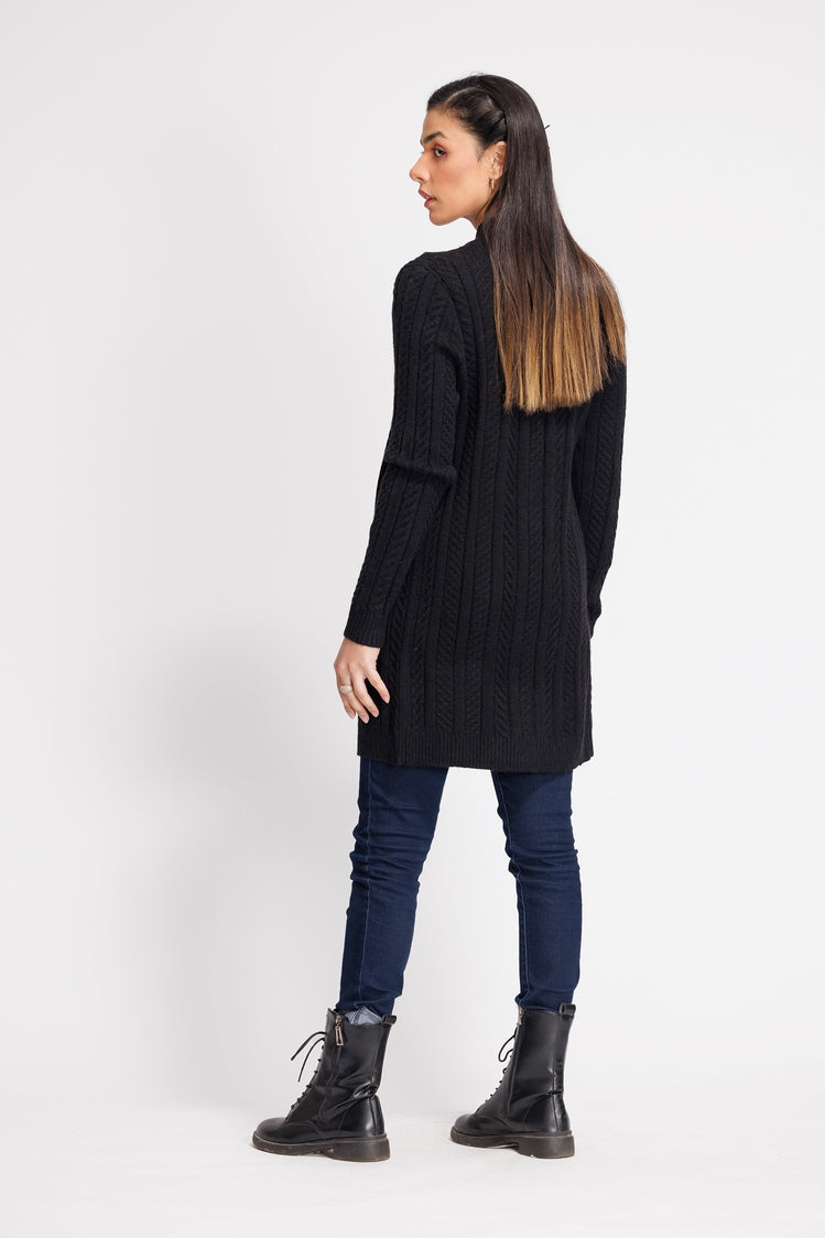 Round Neck Cardigan Sweater