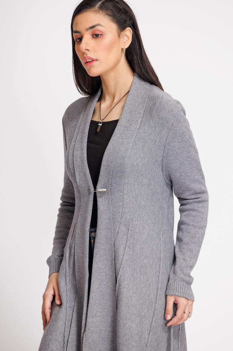 V-Neck Cardigan Sweater