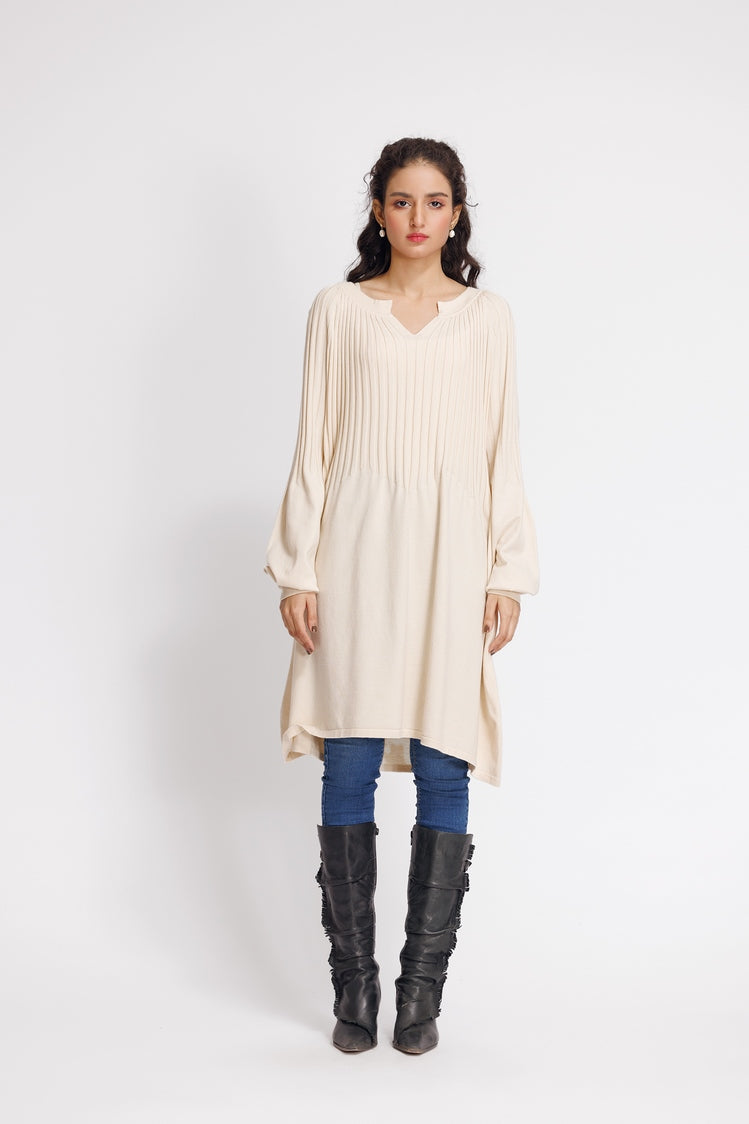 V-Neck Pullover Sweater