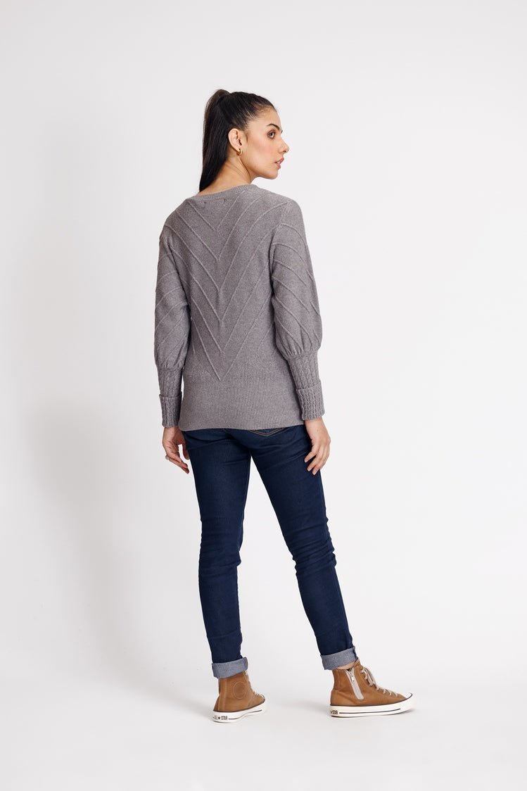 Round Neck Pullover Sweater