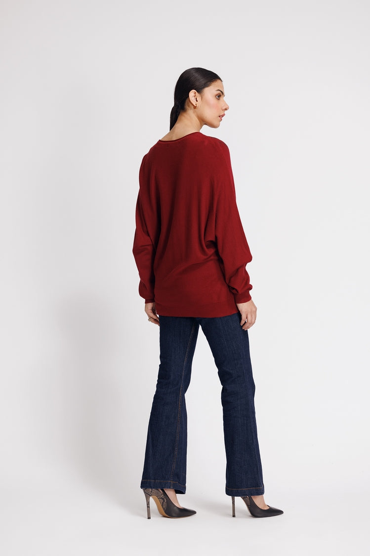 Round Neck Pullover Sweater