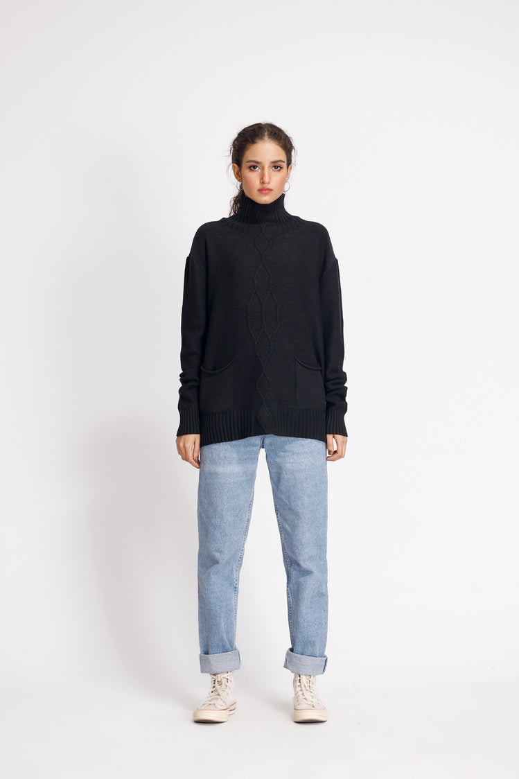 Shop Turtle Neck Pullover Sweater Online Now