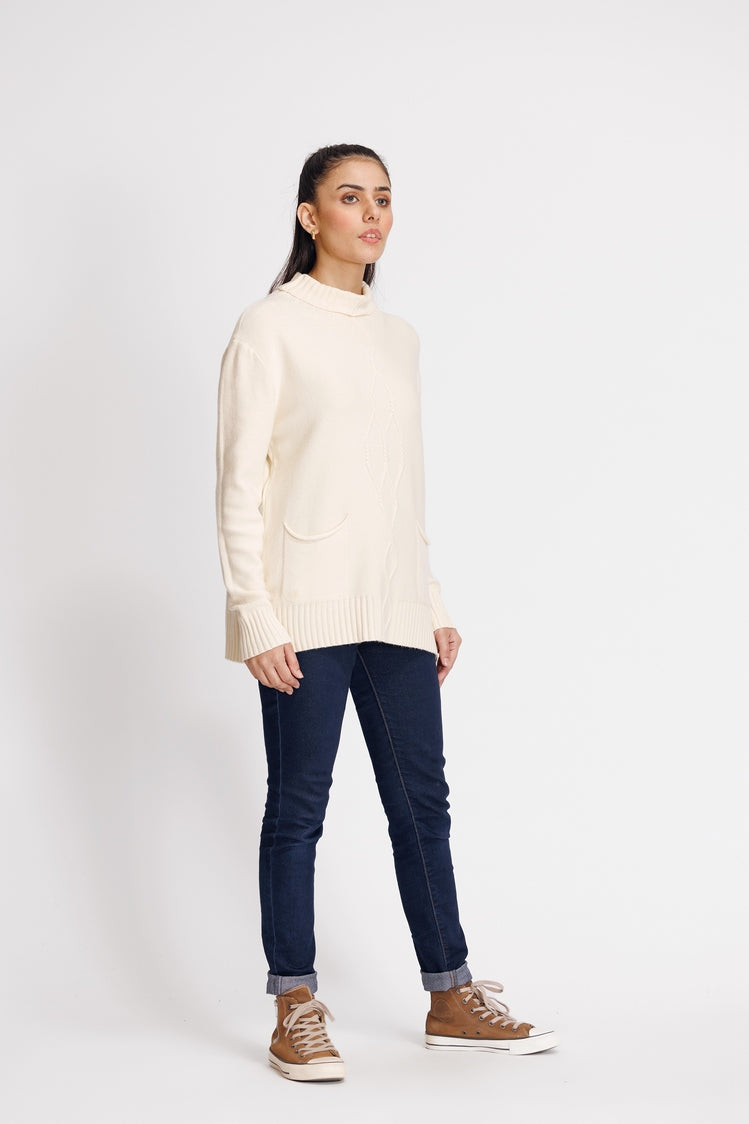 Turtle Neck Pullover Sweater