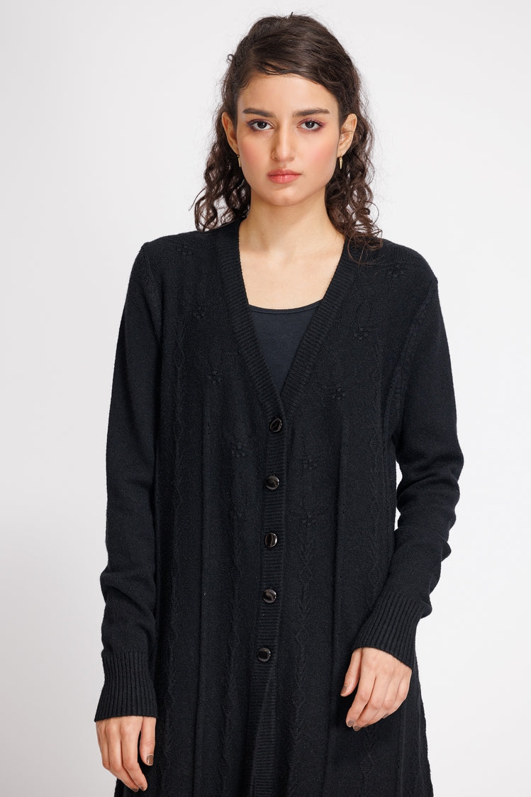 V-Neck Cardigan Sweater