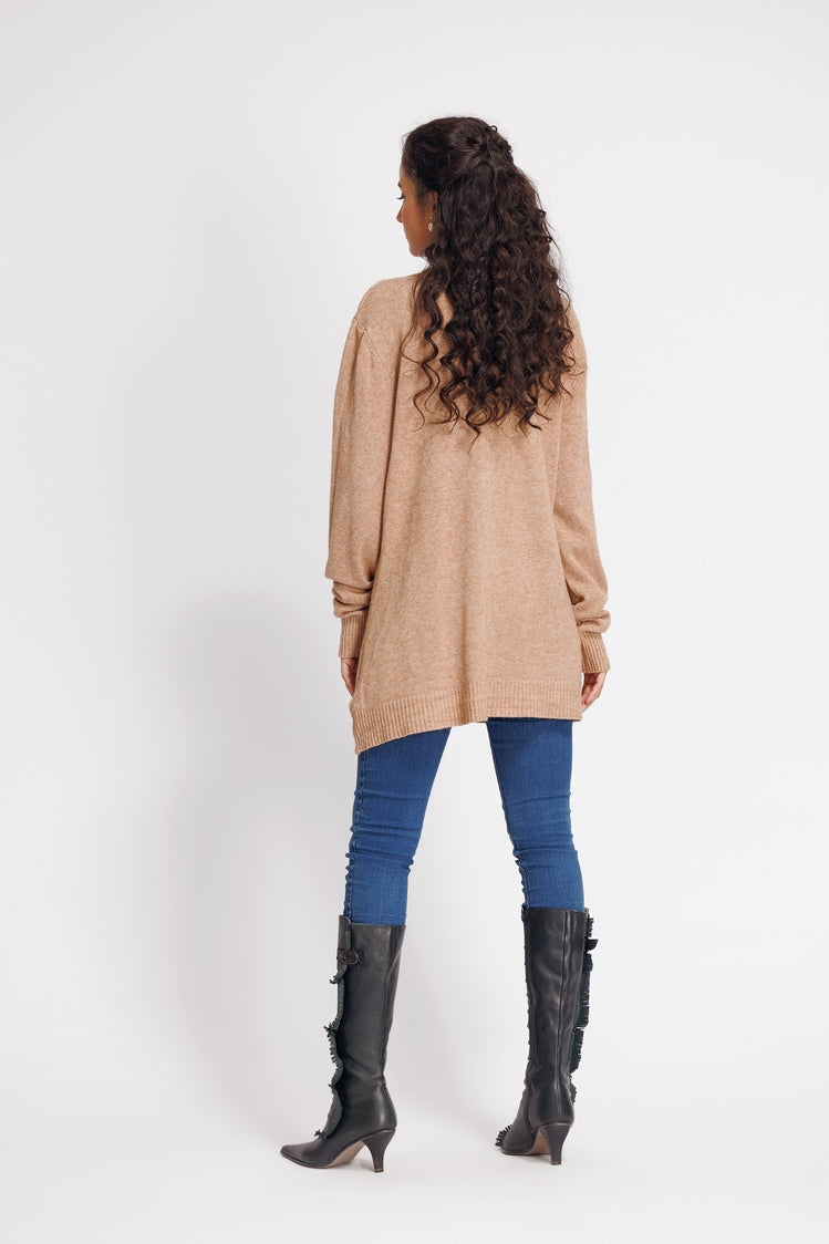 V-Neck Cardigan Sweater