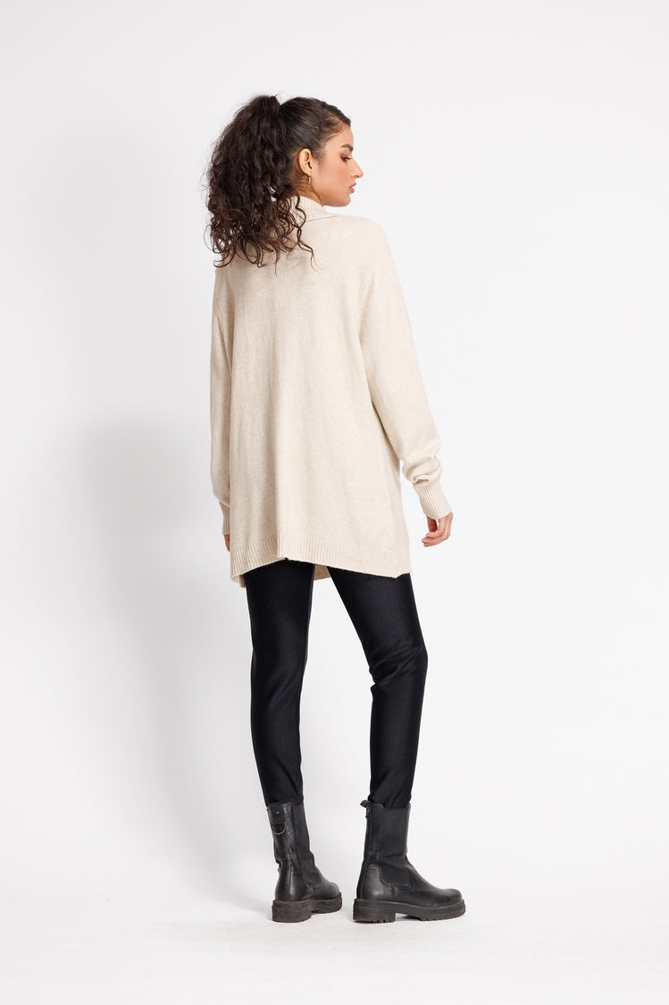 V-Neck Cardigan Sweater