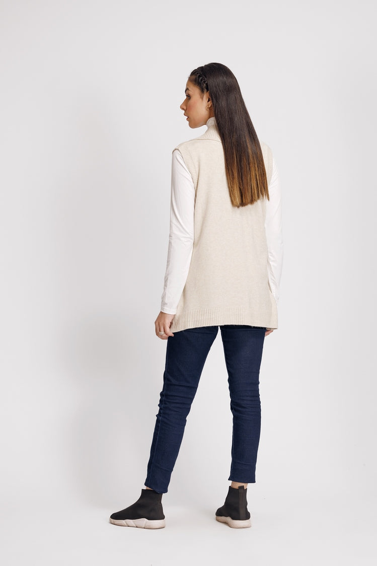 V-Neck Cardigan Sweater