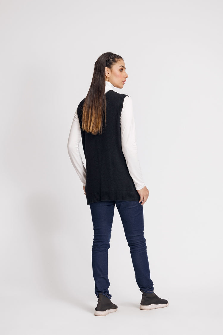 V-Neck Cardigan Sweater