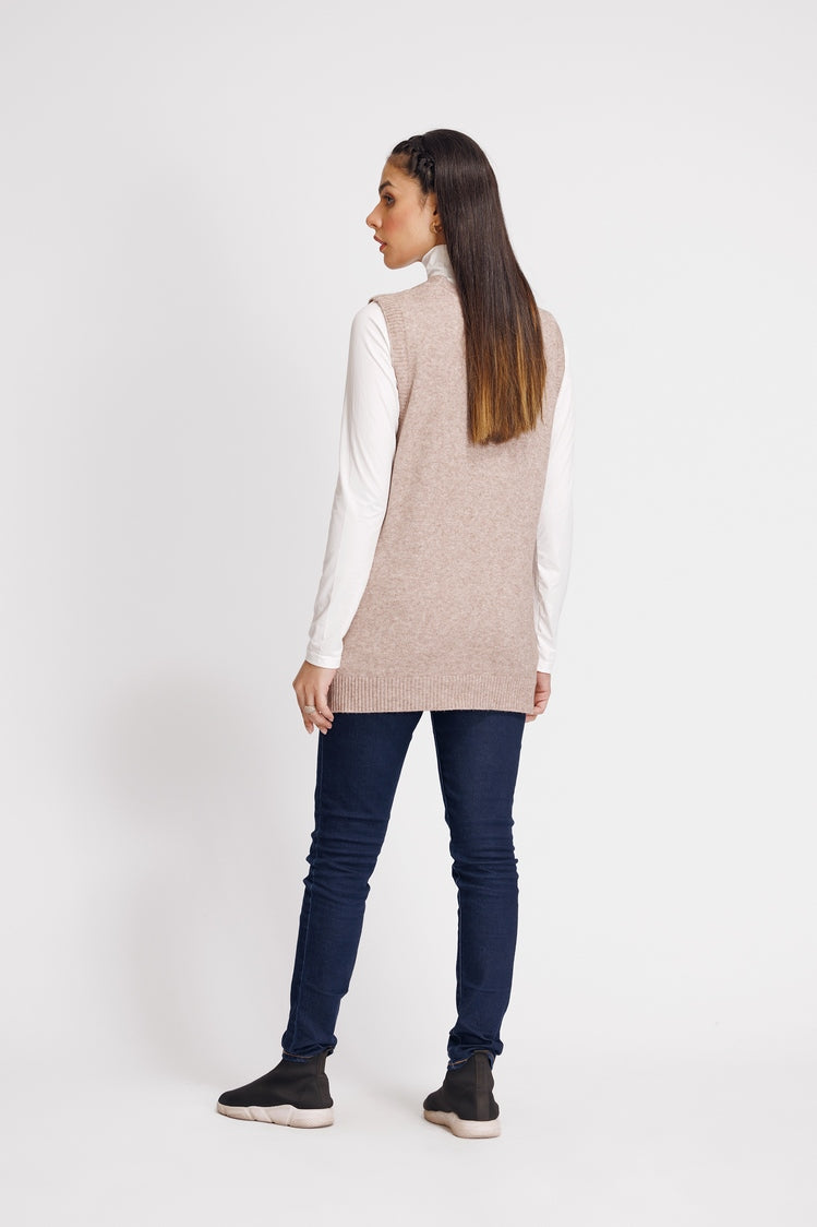 V-Neck Cardigan Sweater