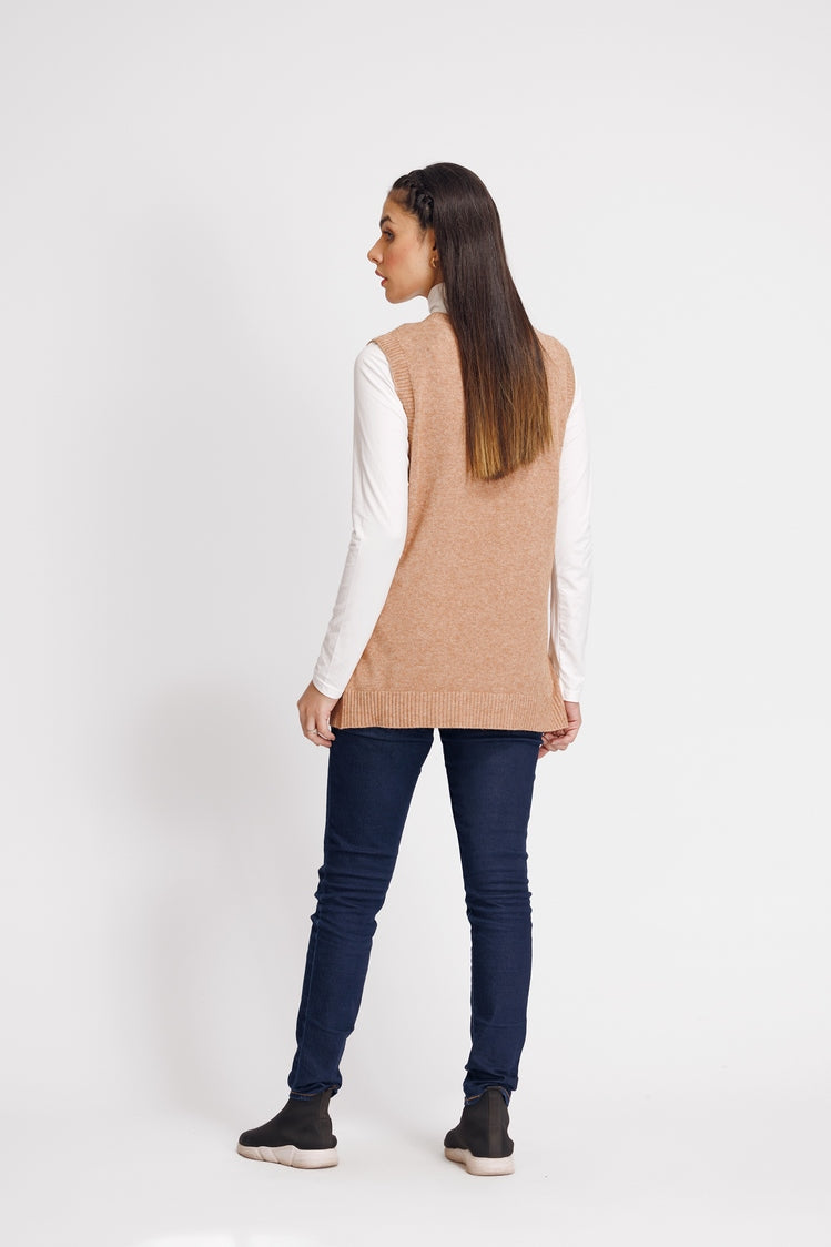 V-Neck Cardigan Sweater