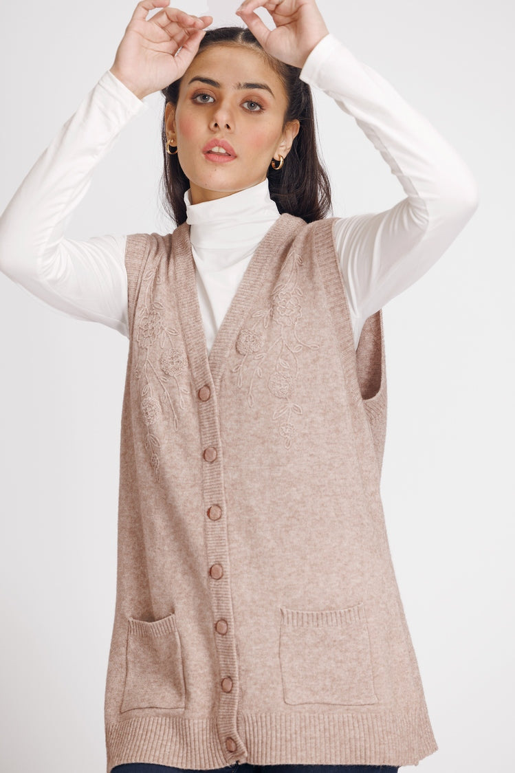 V-Neck Cardigan Sweater – Ellena