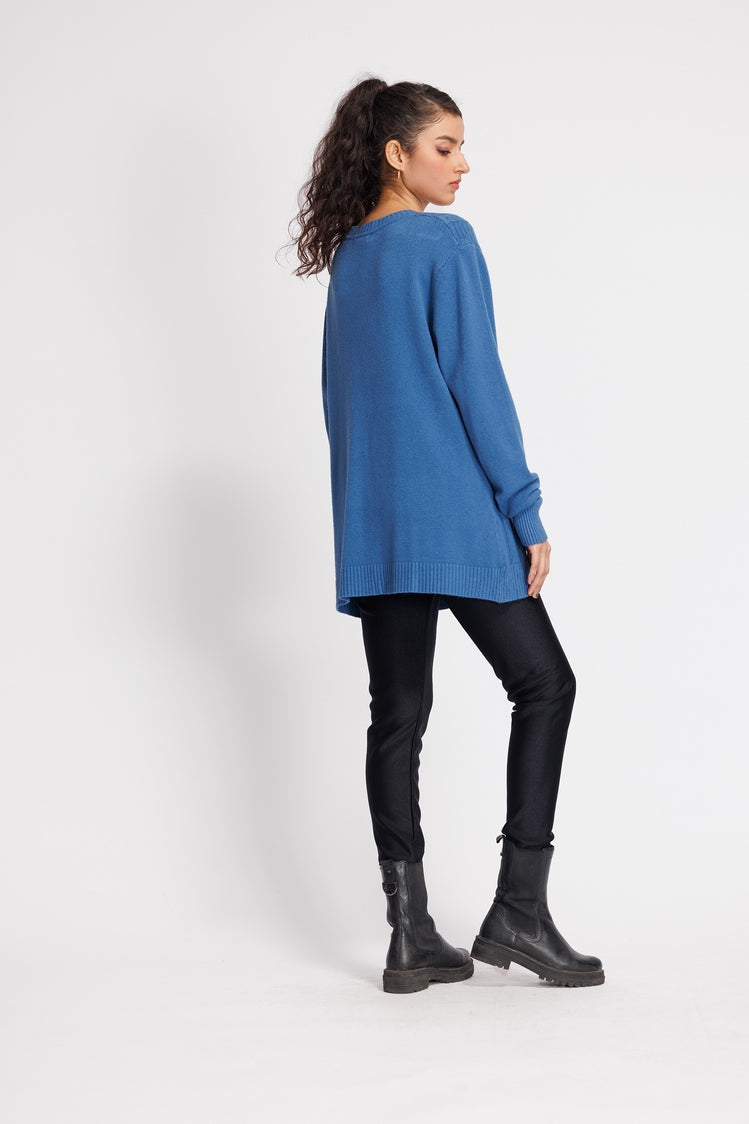 Round Neck Cardigan Sweater