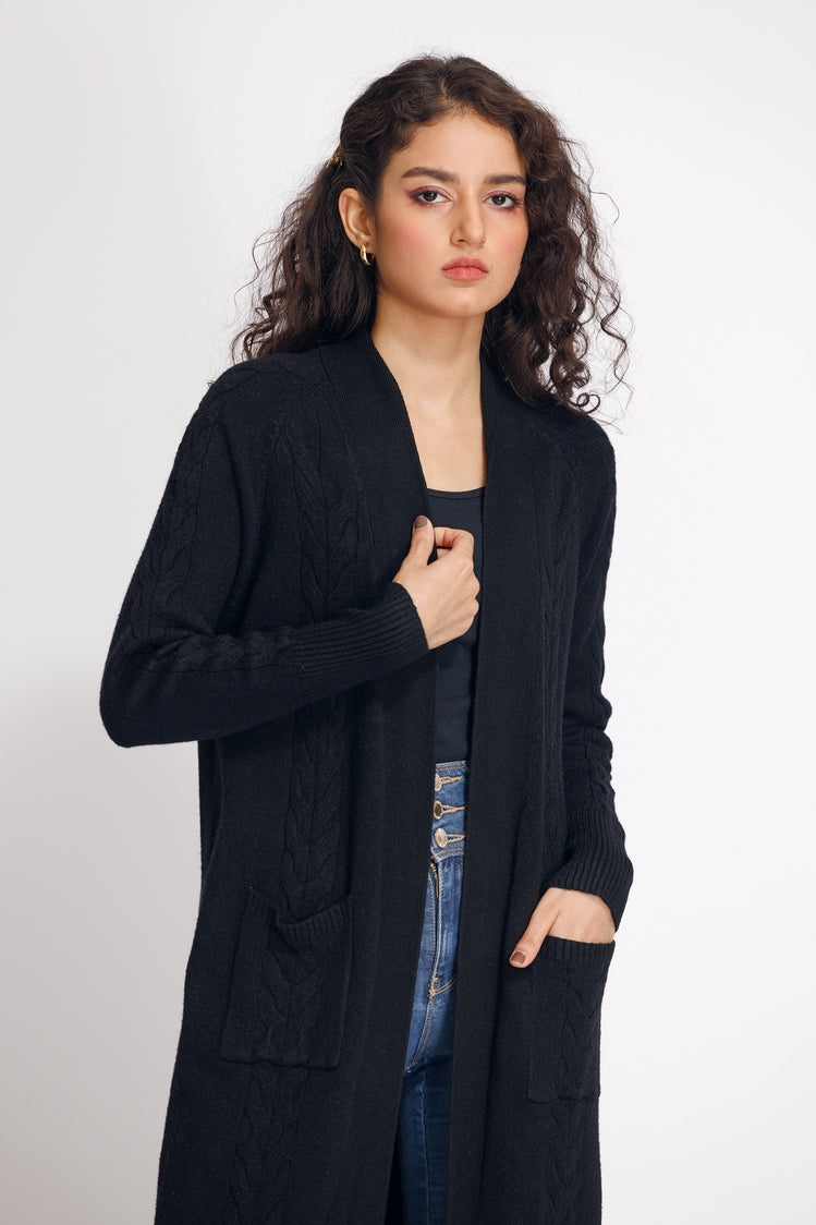 V-Neck Cardigan Sweater