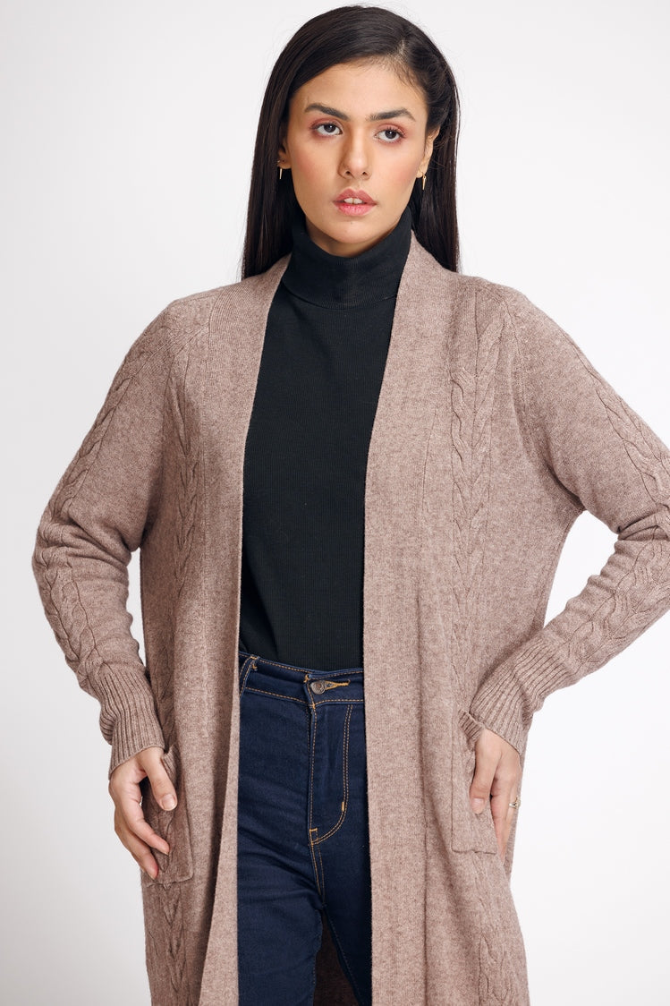 V-Neck Cardigan Sweater