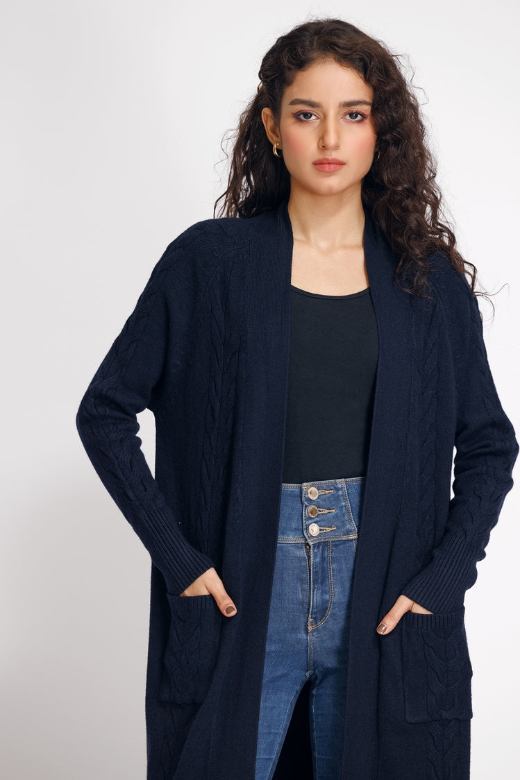 V-Neck Cardigan Sweater