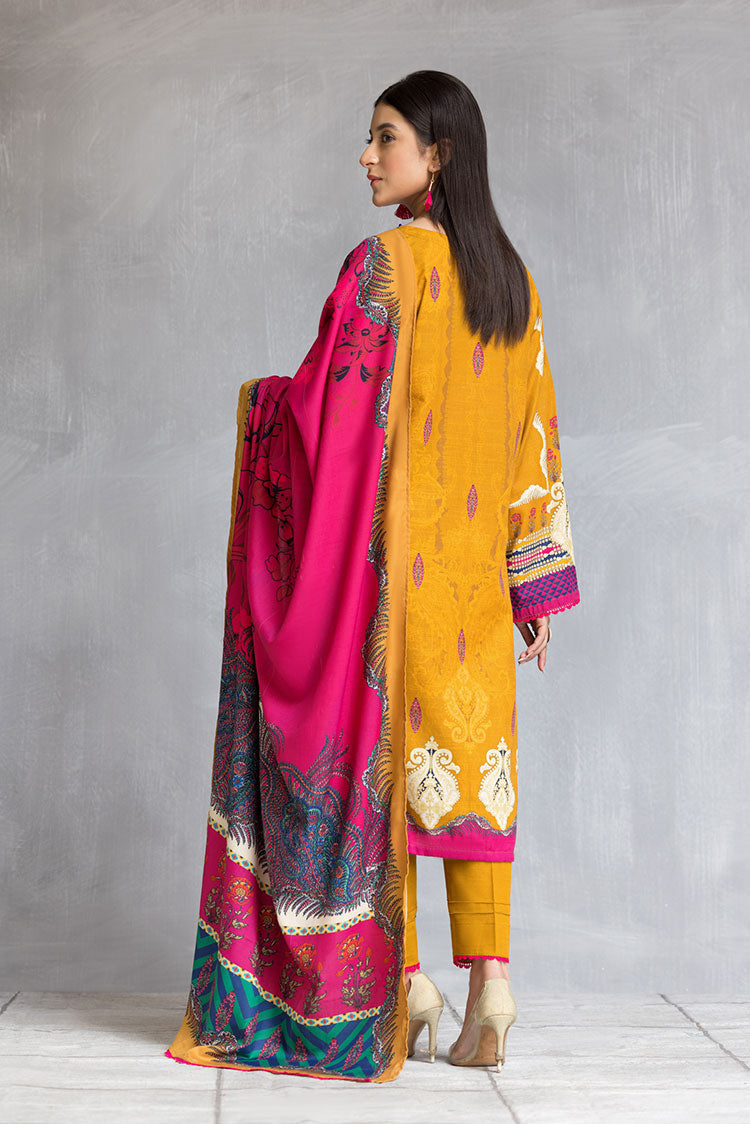 3-PC Stitched Khaddar Suit