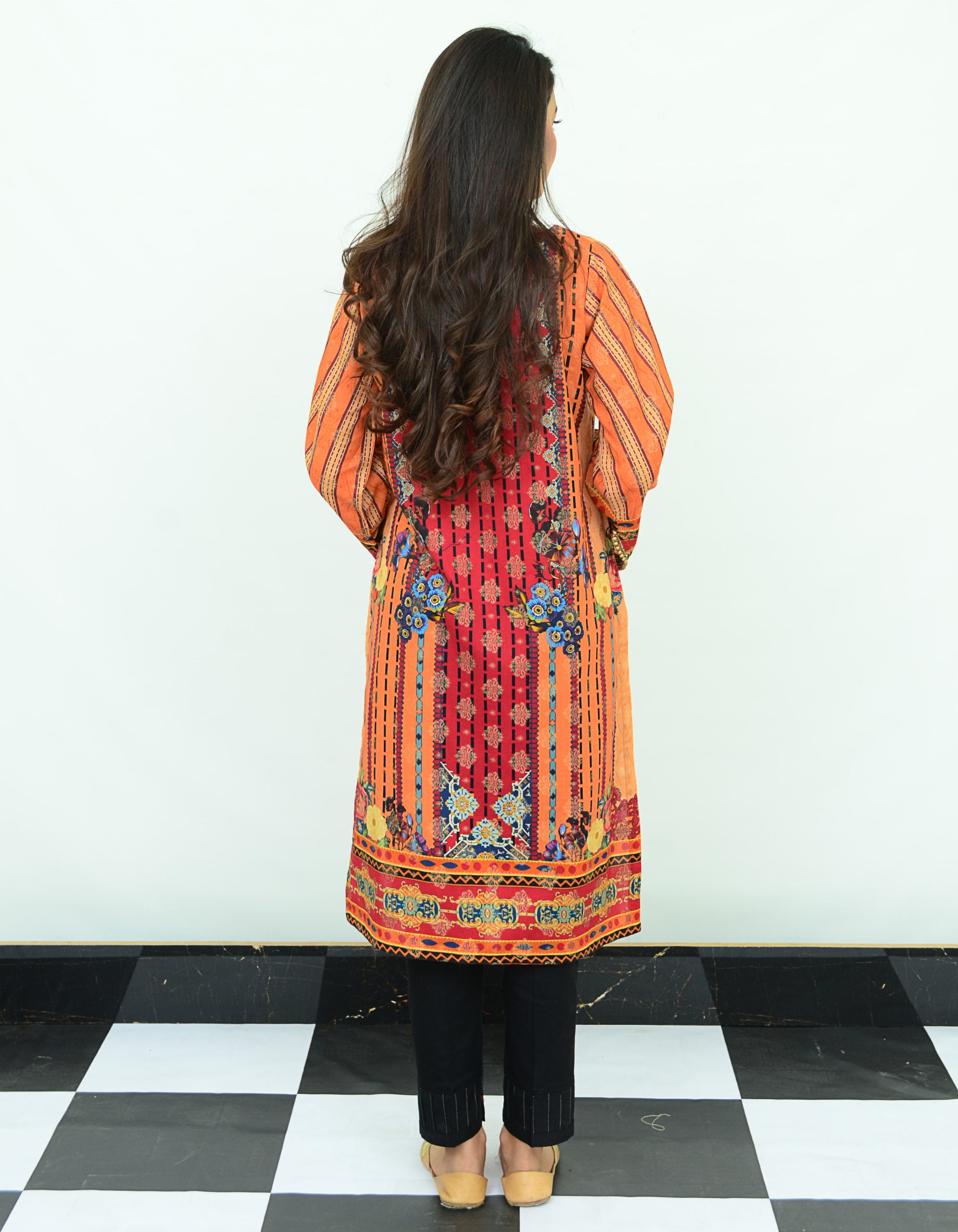 1-PC Unstitched Jacquard Kurti