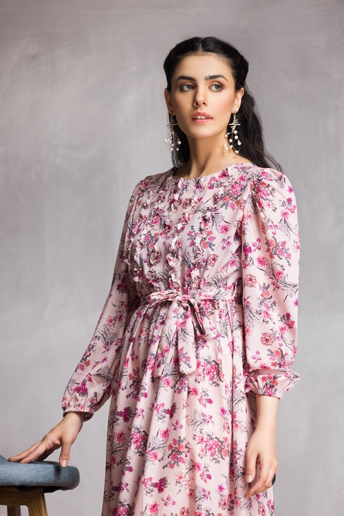 Western Georgette Dress