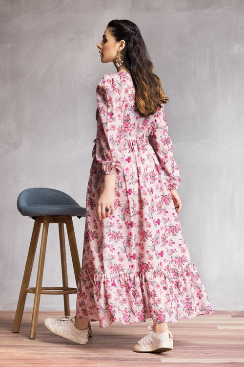 Western Georgette Dress