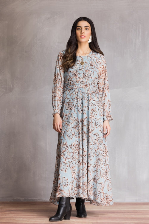 Western Chiffon Dress